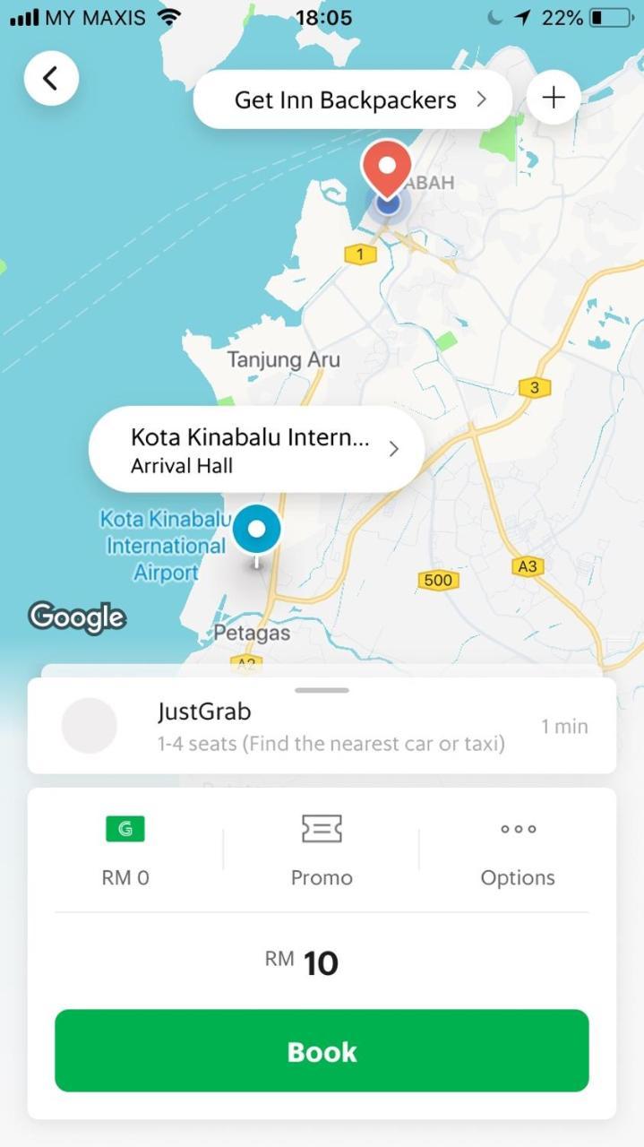קוטה קינבלו Get Inn Backpackers מראה חיצוני תמונה